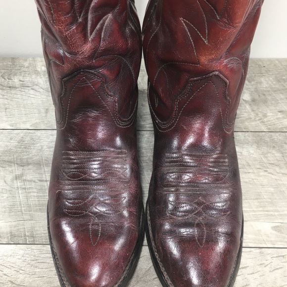 Vintage Chippewa Men’s Leather Wellington Western Cowboy Biker Soft Toe Boots 9 - Picture 5 of 11